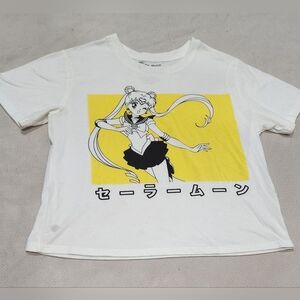 Sailor Moon yellow top/ almost crop top